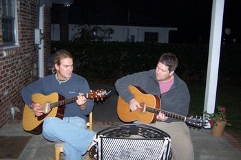 Jamming with my little brother - Thanksgiving '09
