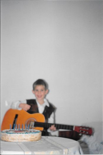 Kristijan first guitar1994
