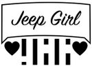 Jeep Girl Vinyl Decals