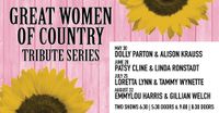 Women in Country tribute to EmmyLou Harris and Gillian Welsh