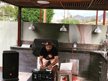 DJ at a 2021 Private Party.
