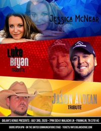 Dolan's Venue Presents: Jason Aldean and Luke Bryan Tribute featuring Jessica McNear 
