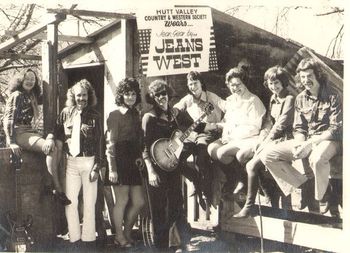 Early days- with the Hutt Valley C&W Society Band, Wellington, 1971
