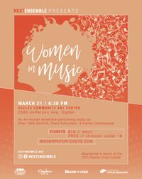 NEXT Ensemble Presents: Women in Music