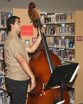 Alejandro at the Selby Library
