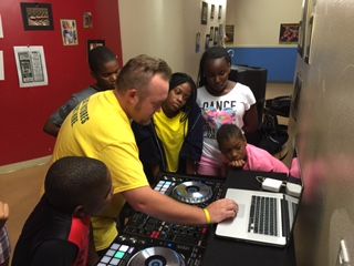 Jason and RAP students at the Royal Theater
