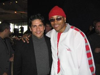 Aaron Caruso with Rap and Movie Star LL Cool J
