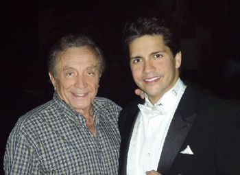 WITH GREAT SINGER AL MARTINO ON OCT. 3, 2009.  REST IN PEACE, AL.
