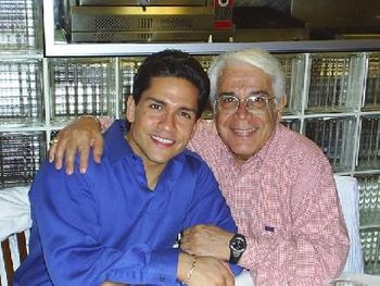 Aaron Caruso and The Legendary Jerry Vale on his birthday 2005
