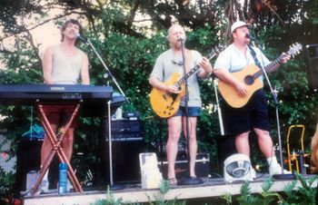 John Bartus with Dave Howell and Roy McAdams, Herbie's, Marathon, early 1990s
