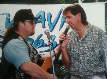 John Bartus with Kirby Cay, 1995
