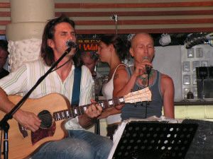 Harii Bandhu & J C Ryder @ one of their many impromptu jams.
