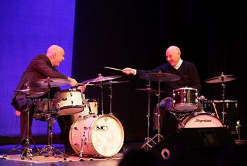 Father and Son drum duo, Les Sr. and Jr

