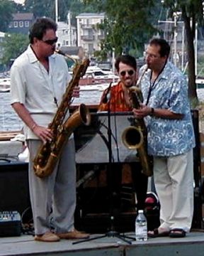 Danny in concert with Gary Smulyan in Newburyport MA
