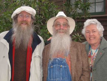 Larry Hanks, Kenneth Keppeler, and Jeanie McLerie.  Photo by Deborah Robins
