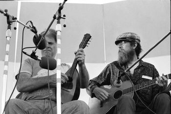 Young and wonderful Kenny Hall and Larry Hanks. Photo by Don Mussell, thanks to Riggy Rackin
