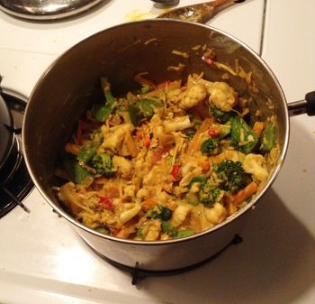 Curried Vegetables with Brown Rice 1
