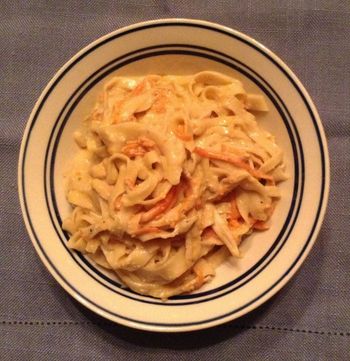 Sesame Noodles with Carrot
