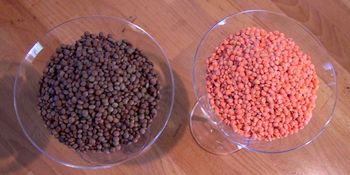 Pink Lentils, Brown Lentils 2
