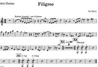 Filigree score and parts