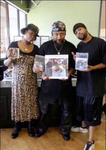 2015 VINYL ALBUM & CD ALBUM RELEASE PARTY at EARSHOT for NORTH CAROLINA STREET HEAT!!!! *Pictured MS. CRYSTAL, GRANDE GATO, & JONNOTTY
