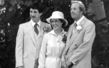 With Mom and Dad at Greg and Irene's wedding in Charlottetown, PEI.
