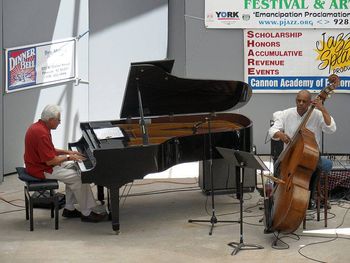 Ron Hart & Gary Fitzgerald at Arcosanti Jazz Festival, June, 2013
