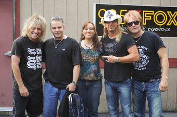 Backstage at Shoreline with Poison
