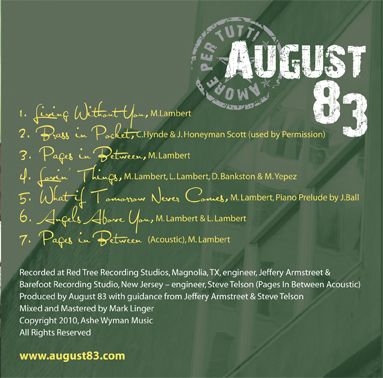 洋書　IN AUGUST COMPANY August 83 - Media