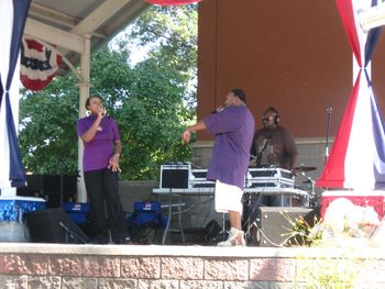 DIXIE CLASSIC FAIR 2010 MS. CRYSTAL,J.O.T. & BLACKSMITH DJ onstage performing
