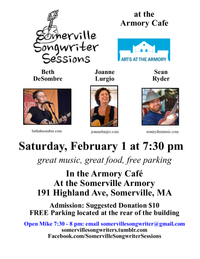 Somerville Songwriter Sessions - Sean Ryder, Joanne Lurgio, Beth DeSombre