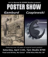 Poster Show featuring Czapiewski and Gamburd.