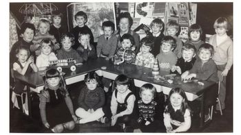 Mrs Fleck's P1 class circa 1981.
