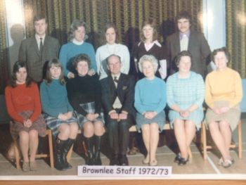 Brownlee teachers 1972 / 1973
