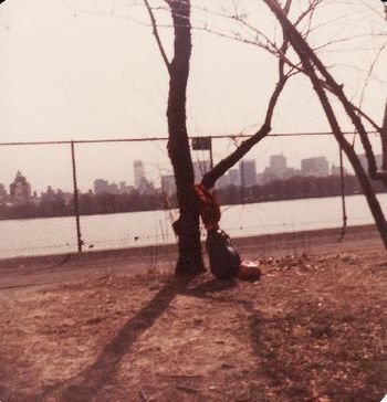 Taking five to take pictures after practicing in Central Park while in high school. A couple passing by dropped a few dollars into my guitar case and said I reminded them of a young Janis Ian. When th
