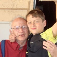 Claude with his Grandson, Tommy.
