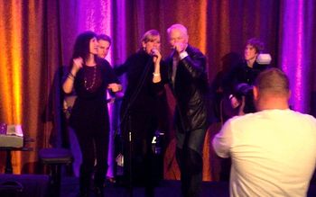 Ria at Sundance 2013 Echoes of Hope Fundraiser (founded by Stacia & Luc Robataille - w Joanne Perica, actor Neal McDonough, Jessarae
