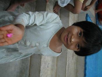 Sweet child at orphanage
