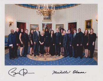 Performing at the White House with Carole King.
