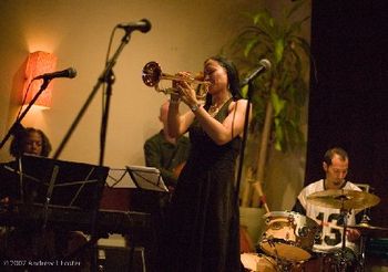 Maritri, Kiku and Tony (with a slice of Nick), Photo by Andrew T. Foster
