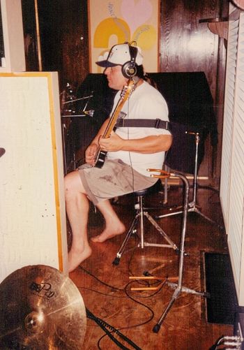 Chicago Vin barefoot in the studio.Even hipper than it looks....
