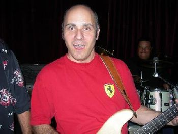 I'm playing BASS! It's my cousin Dave Verducci's band, DV and the Autolites, 2006
