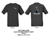 GET $TIMULATED 2 Sided T-Shirt