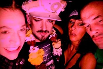 Jerico DeAngelo with Boy George and Friends Hanging for Halloween_
