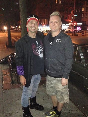 Jerico DeAngelo and Friend Andy Bell from Erasure
