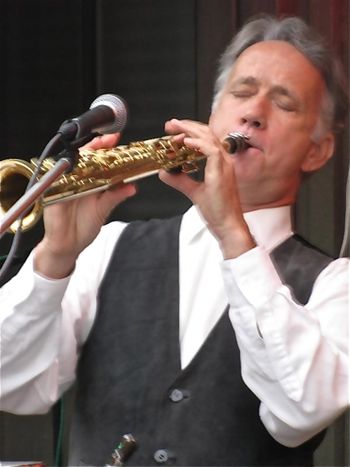 Barry on Soprano Sax
