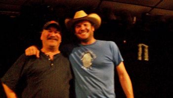 With Mark Mulligan after opening for Nicki Bluhm & The Gramblers, Shank Hall, Milwaukee, Wis. - 2014
