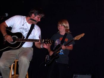 Jamming with my son Christopher 2 - 2007

