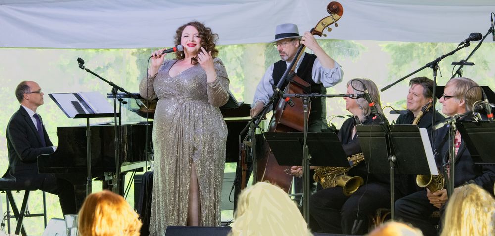 Jennifer Grimm Sings Judy Garland on the Belvedere Tent Stage at Crooners Supper Club - Fridley, Minnesota