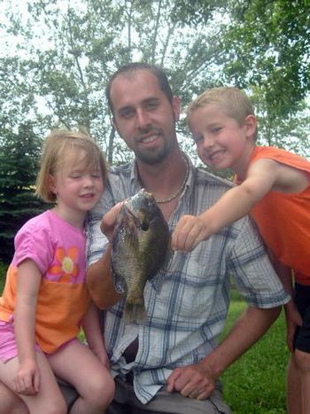 Kendra's first big fish!
